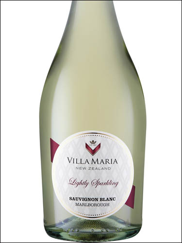 фото Villa Maria Lightly Sparkling Sauvignon Blanc Вилла Мария Лайтли Спарклинг Совиньон Блан Новая Зеландия вино белое