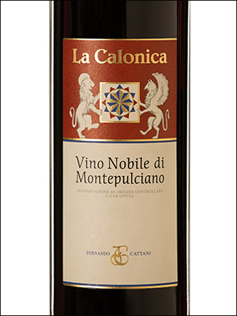 фото La Calonica Vino Nobile di Montepulciano DOCG Ла Калоника Вино Нобиле ди Монтепульчано Италия вино красное