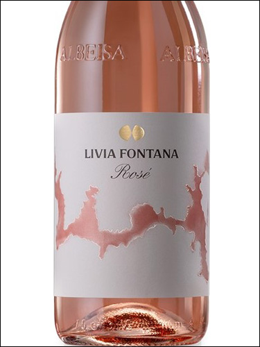 фото Livia Fontana Rose Ливия Фонтана Розе Италия вино розовое