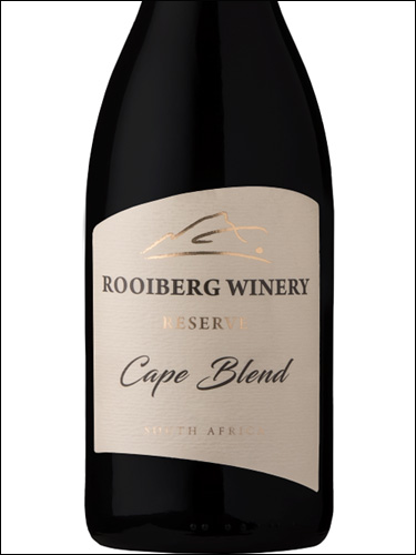 фото Rooiberg Winery Cape Blend Reserve Ройберг Вайнери Кейп Бленд Резерв ЮАР вино красное