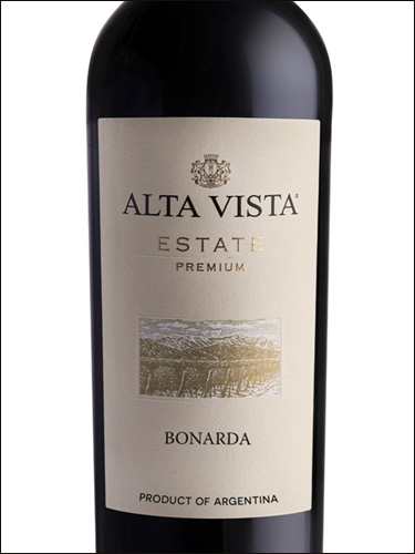 фото Alta Vista Estate Premium Bonarda Альта Виста Эстейт Премиум Бонарда Аргентина вино красное