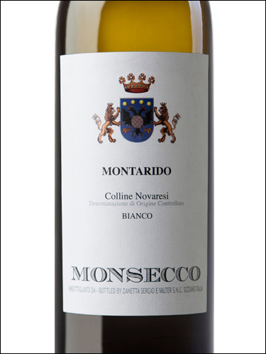 фото Monsecco Montarido Colline Novaresi Bianco DOC Монсекко Монтаридо Коллине Новарези Бьянко Италия вино белое