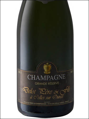 фото Champagne Delot Grande Reserve Brut Шампанское Дело Гранд Резерв Брют Франция вино белое