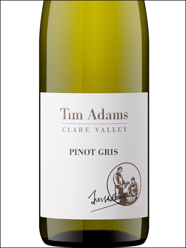 фото Tim Adams Pinot Gris Clare Valley Тим Адамс Пино Гри Долина Клер Австралия вино белое