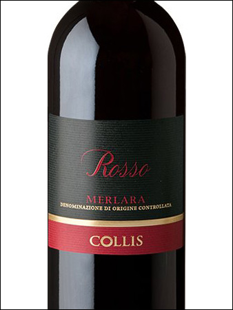 фото Collis Rosso Merlara DOC Коллис Россо Мерлара Италия вино красное