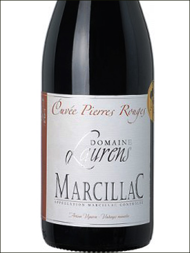 фото Domaine Laurens Cuvee Pierres Rouge Marcillac AOC Домен Лоран Кюве Пьер Руж Марсийак Франция вино красное