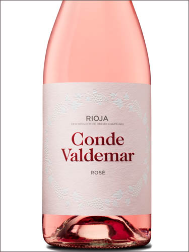 фото вино Conde de Valdemar Rose Rioja DOCa 