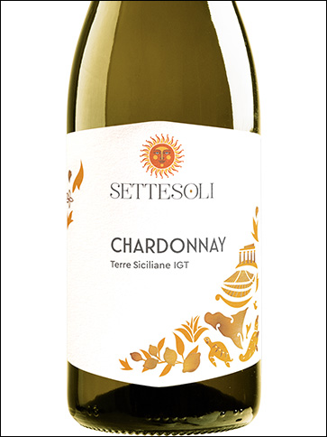 фото Settesoli Chardonnay Terre Siciliane IGT Сеттезоли Шардоне Терре Сичилиане Италия вино белое