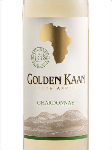 фото Golden Kaan Chardonnay Голден Каан Шардоне ЮАР вино белое