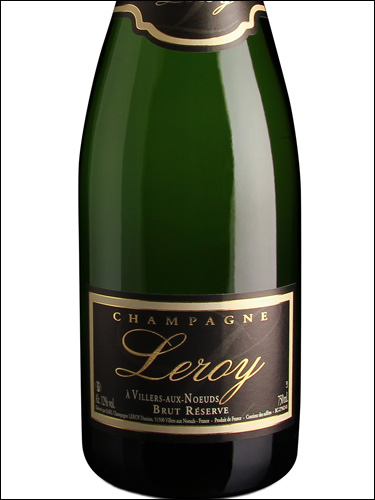 фото Champagne Leroy Brut Reserve Шампань Леруа Брют Резерв Франция вино белое