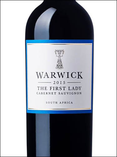 фото Warwick The First Lady Cabernet Sauvignon Ворвик Зе Фест Леди Каберне Совиньон ЮАР вино красное