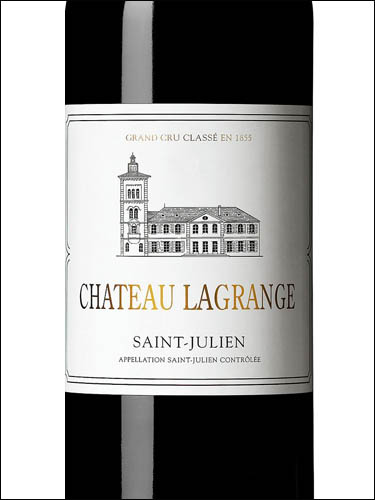 фото Chateau Lagrange 3-eme Grand Cru Classe Saint-Julien AOC Шато Лагранж Сен-Жульен Франция вино красное