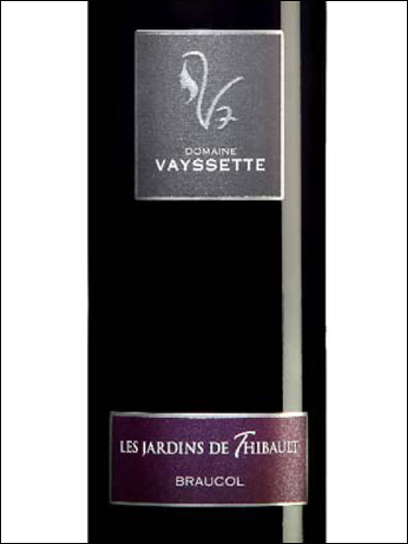 фото Domaine Vayssette Cuvee Thibault rouge Gaillac AOP Домен Вессетт Кюве Тибо руж Гайак Франция вино красное