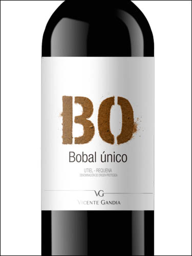 фото Vicente Gandia BO Bobal Unico Utiel Requena DO Висенте Гандия Бо Бобаль Унико Утиель-Рекена Испания вино красное