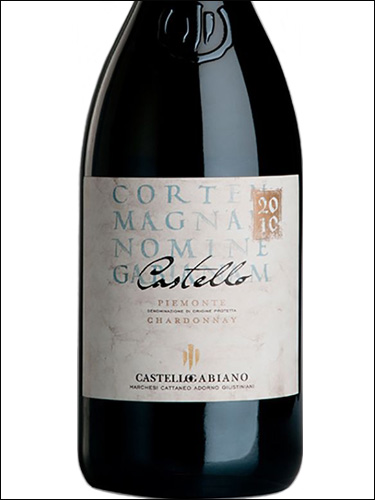 фото Castello di Gabiano Castello Piemonte Chardonnay DOC Кастелло ди Габиано Кастелло Пьемонт Шардоне Италия вино белое