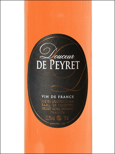 фото Douceur de Peyret Дусёр де Пере Франция вино розовое