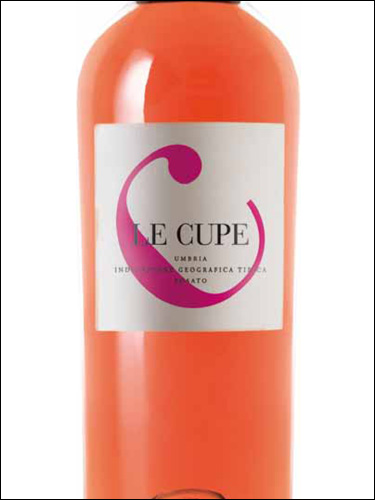 фото Le Cupe Umbria Rosato IGT Ле Купе Умбрия Розато Италия вино розовое