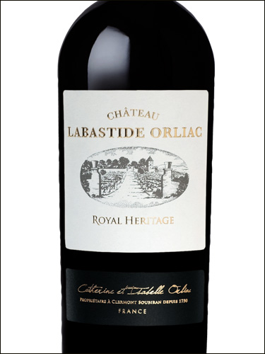 фото Chateau Labastide Orliac Rouge Шато Лабастид Орльяк Руж Франция вино красное