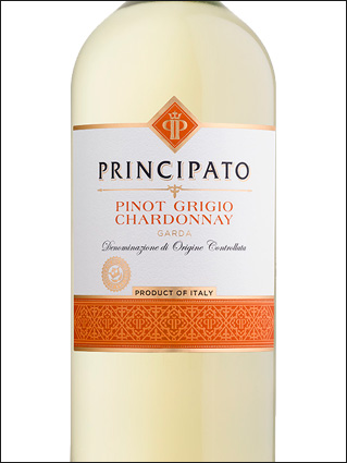 фото Principato Pinot Grigio Chardonnay Garda DOC Принчипато Пино Гриджио Шардоне Гарда Италия вино белое