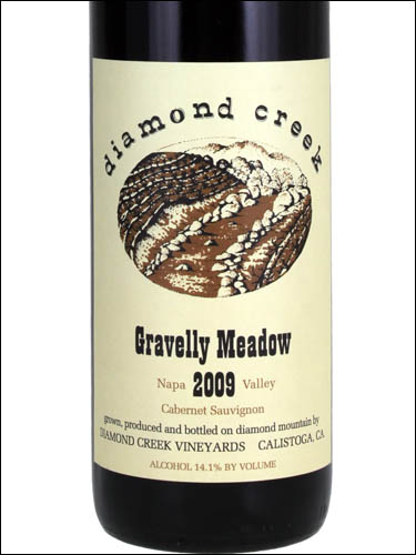фото Diamond Creek Gravelly Meadow Napa Valley AVA Даймонд Крик Грэвели Медоу Напа Вэлли США вино красное