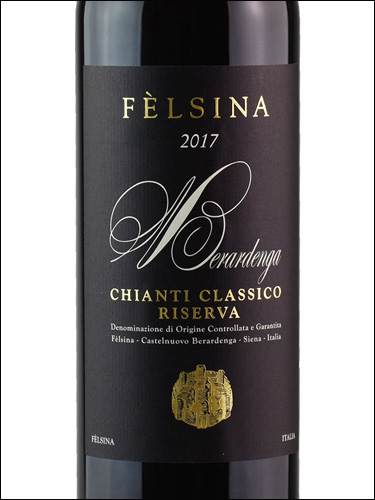 фото Felsina Berardenga Chianti Classico Riserva DOCG Фельсина Берарденга Кьянти Классико Ризерва Италия вино красное