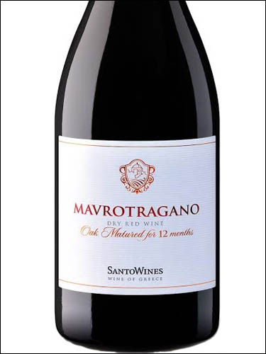 фото Santo Wines Mavrotragano Cyclades PGI Санто Вайнс  Мавротрагано Киклады Греция вино красное