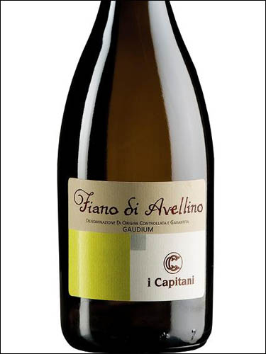 фото I Capitani Gaudium Fiano di Avellino DOCG И Капитани Гаудиум Фиано ди Авеллино Италия вино белое