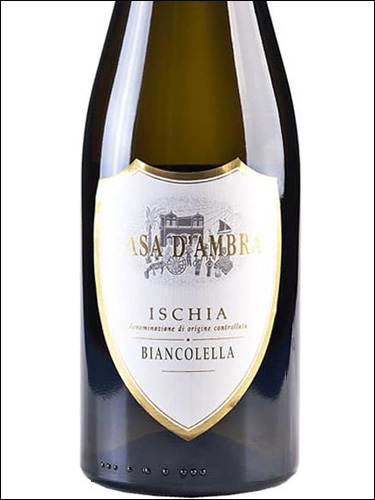 фото Casa d'Ambra Biancolella Ischia DOC Каза д'Амбра Бьянколелла Искья Италия вино белое