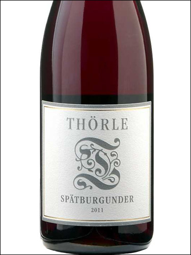 фото Thorle Spatburgunder Rheinhessen Тёрле Шпетбургундер Рейнхессен Германия вино красное