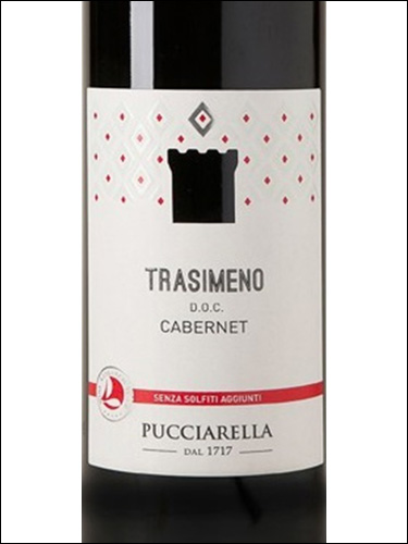 фото Pucciarella Trasimeno Cabernet DOC Пуччиарелла Тразимено Каберне Италия вино красное