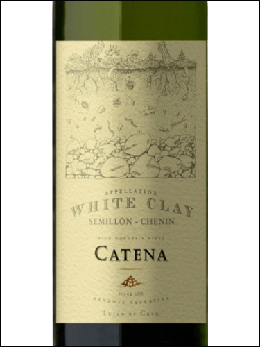 фото Catena Appellation Lujan de Cuyo White Clay Катена Апелласьон Лухан де Куйо Вайт Клэй Аргентина вино белое
