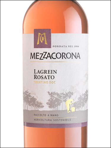 фото Mezzacorona Lagrein Rosato Trentino DOC Меццакорона Лагрейн Розато Трентино Италия вино розовое