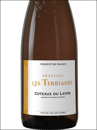 фото Prestige Les Terriades Coteaux du Layon AOC Престиж Ле Террьяд Кото дю Лайон Франция вино белое