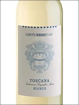 фото Conti Serristori Bianco di Toscana IGT Конти Серристори Бьянко ди Тоскана Италия вино белое