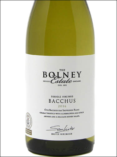 фото Bolney Estate Bacchus Болни Истейт Бахус Великобритания вино белое