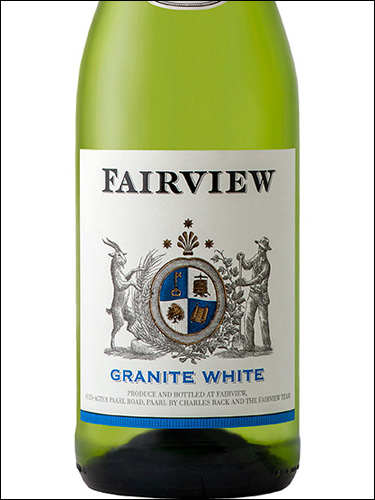 фото Fairview Granite White Фэирвью Гранит Уайт ЮАР вино белое