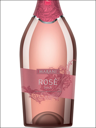фото Marani Sparkling Rose Brut Марани Игристое Розе Брют Грузия вино розовое