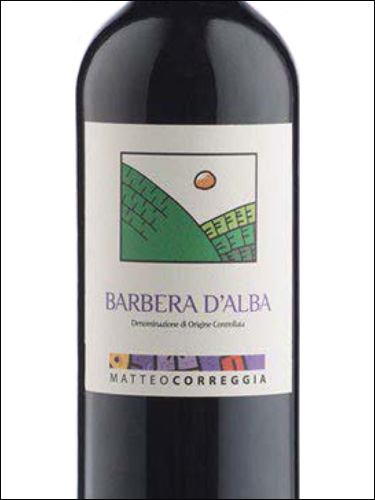 фото Matteo Correggia Barbera d'Alba DOC Маттео Корреджиа Барбера д'Альба Италия вино красное