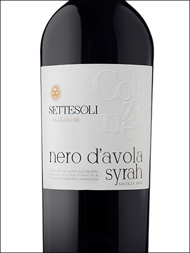 фото Settesoli Collezione Nero d Avola Syrah Sicilia DOC Сеттезоли Коллеционе Неро д Авола Сира Сицилия Италия вино красное