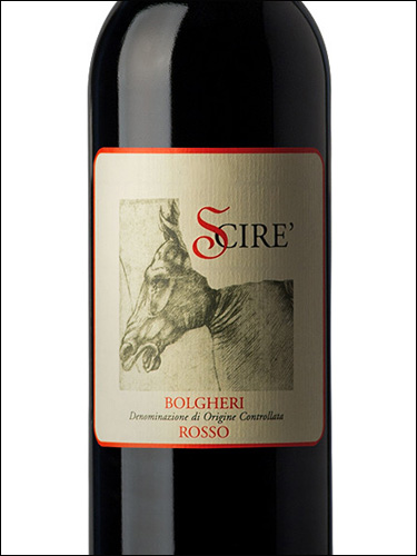 фото Ceralti Scire Bolgheri Rosso DOC Черальти Шире Болгери Россо Италия вино красное