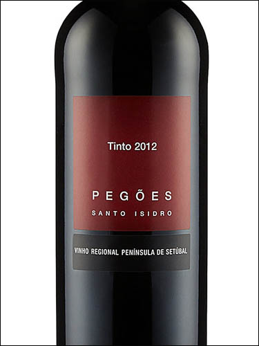 фото Pegoes Santo Isidro Tinto Vinho Regional Peninsula de Setubal Пегойнш Санто Изидру Тинто (Красное) ВР Полуостров Сетубал Португалия вино красное