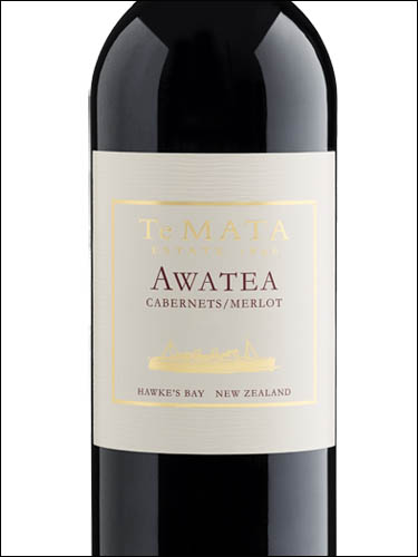 фото Te MATA Awatea Cabernet-Merlot Hawke’s Bay Те МАТА Аватеа Каберне / Мерло Хокс Бей Новая Зеландия вино красное