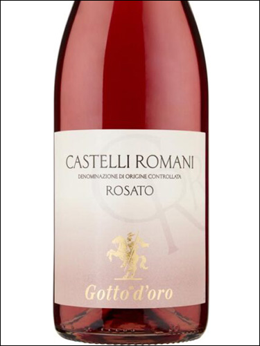 фото Gotto d'Oro Castelli Romani Rosato DOC Готто д'Оро Кастелли Романи Розато Италия вино розовое