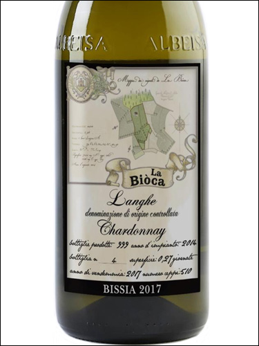 фото La Bioca Bissia Langhe Chardonnay DOC Ла Биока Биссия Ланге Шардоне Италия вино белое
