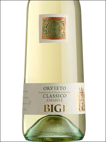 фото Bigi Orvieto Classico Amabile DOC Биджи Орвието Классико Амабиле Италия вино белое