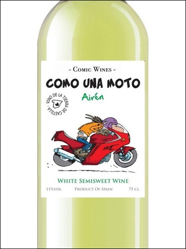 фото вино Como Una Moto Airen Semisweet 