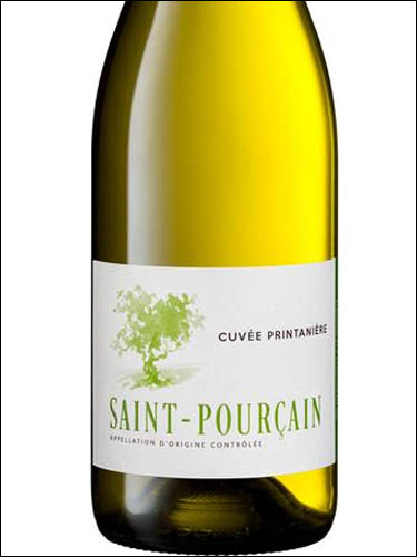 фото Cuvee Printaniere Blanc Sainte-Pourcain AOC Кюве Принтаньер Блан Сен-Пурсен Франция вино белое