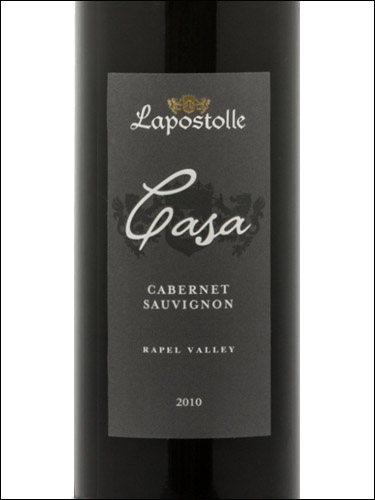 фото Lapostolle Casa Cabernet Sauvignon Rapel Valley DO Ляпостоль Каза Каберне Совиньон Долина Рапель Чили вино красное