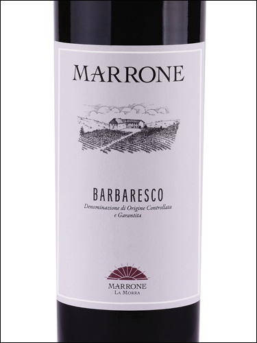 фото Marrone Barbaresco DOCG Марроне Барбареско Италия вино красное