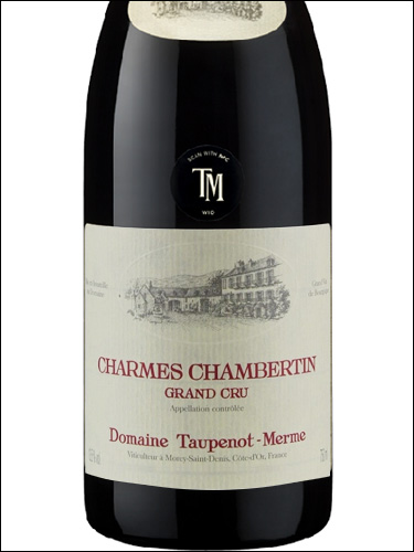 фото Domaine Taupenot-Merme Charmes Chambertin Grand Cru AOC Домен Топено-Мерм Шарм Шамбертен Гран Крю Франция вино красное